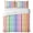 Multicolor, variant on Rainbow Lines Twin Duvet Cover Set, Vertical Stripes Abstract Modern Decorative 3 Piece Bedding Set with Zipper Closure Soft Breathable Microfiber Comforter Cover & 2 Pillowcases