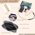 thumbnail image 3 of FORMRS Women Crossbody Purse with Chain Strap Vegan Leather Shoulder Handbag, Moonlight Forest, 3 of 7