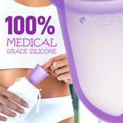 VENUS Menstrual Cup, BPA-Free & 100% Medical Grade Silicone Period Cup, Small, 1-Pack