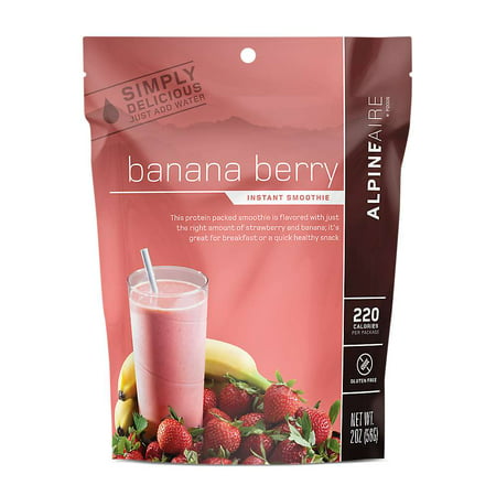 Alpine Aire Foods Banana Berry Smoothie 30137 (Best Store Bought Frozen Meatballs)
