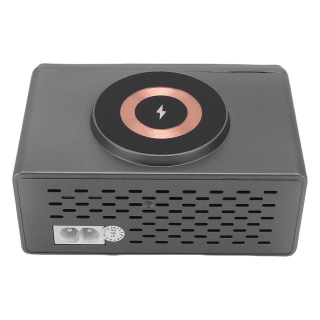 Charging Station, 140W Desktop Charger with LCD Display, Multi Port with 65W PD, QC3.0, 15W Magnetic cordless Charging, Support 9 Devices At the Same Time