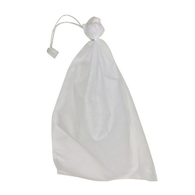 Pest Gardening Net Insect Fruit Protection Bag Mesh Drawstring White 100pcs PP Non-woven Fabric For Insects Plant