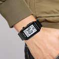 thumbnail image 3 of SKMEI Digital Watch Women’s Men's Sports Watch Rectangular Waterproof Unisex Wrist Watch with EL Backlight/Alarm/Stopwatch, 3 of 6