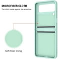 thumbnail image 5 of for Samsung Galaxy Z Flip 3 Case, Galaxy Z Flip 3 5G Cover 6.7'', Silicone Soft Gel Rubber Bumper Shockproof Anti-Scratch Protective Phone Case with Ring for Galaxy Z Flip3 5G 2021-Light Cyan., 5 of 14