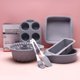 thumbnail image 1 of Juego de utensilios para hornear de silicona, moldes antiadherentes para hornear y pasteles, 1 of 7