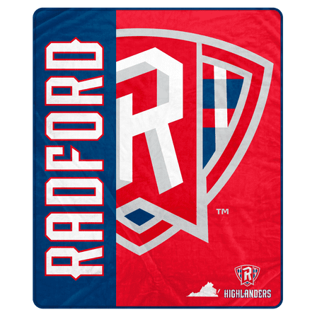 NCAA Radford Highlanders 50x60 Inch Ultra Soft Tailgate Throw