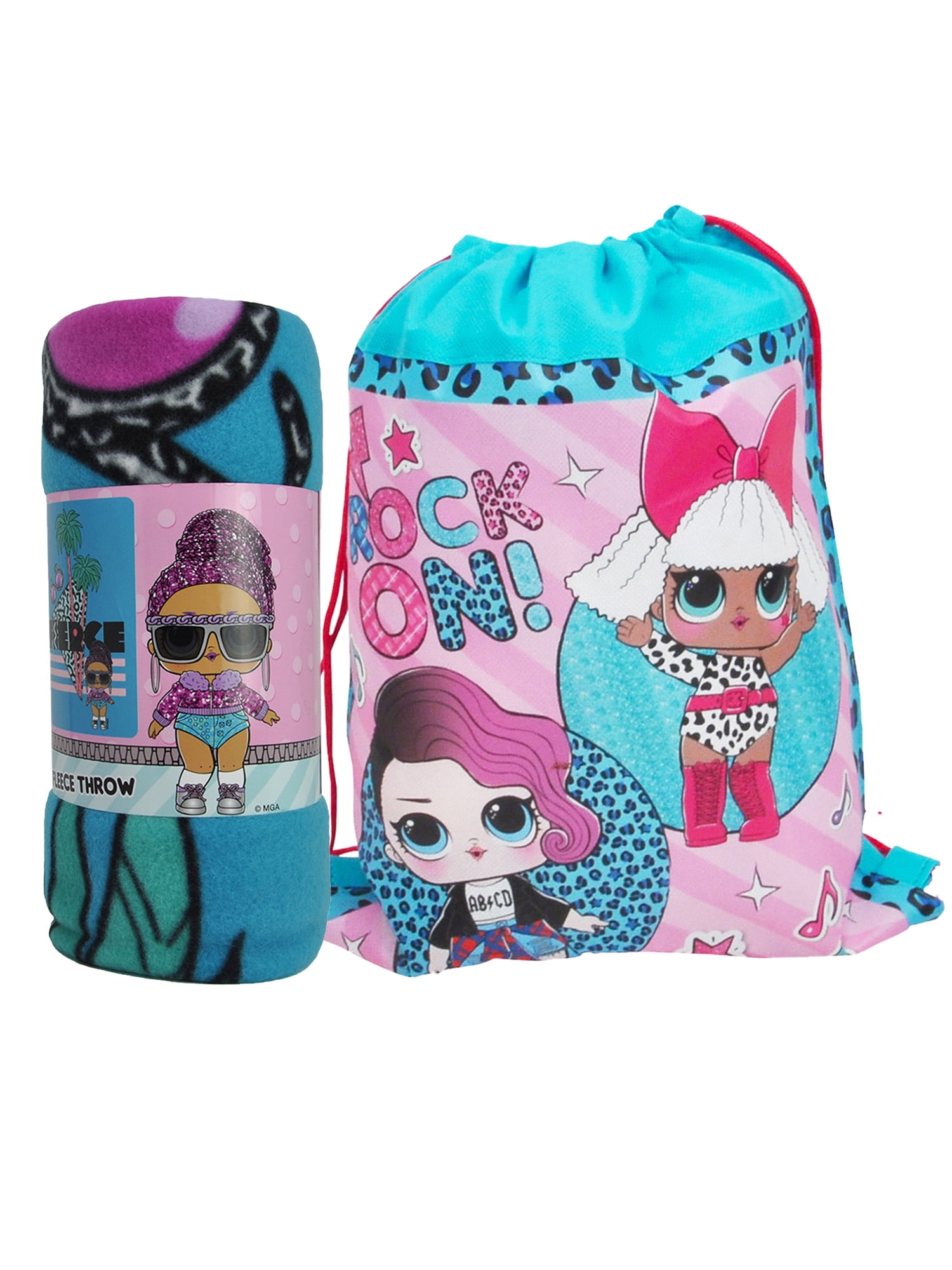 ✨ NEW LOL Surprise 30”x 54” Silky Soft Kids Step In BLANKET Plush Sleeping Bag ✨ 
