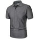 thumbnail image 3 of pstuiky Camisas casuales de manga corta para hombre, Camisa de manga corta con cuello vuelto, versátil, de color liso y estilo informal para hombre camisas casuales para hombre xl, 3 of 5