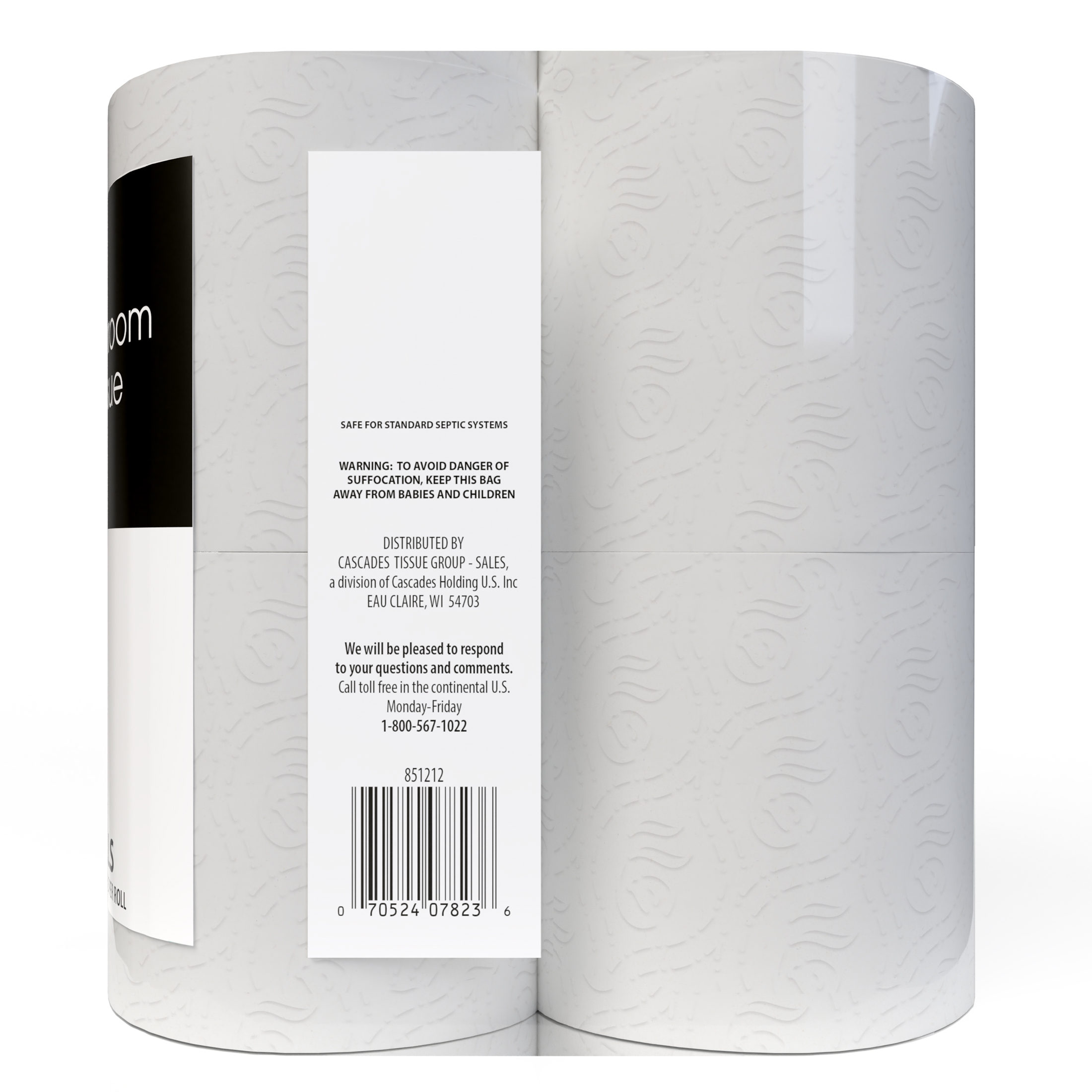 Toilet Paper, 4 Rolls, 150 2-Ply Sheets per Roll - image 3 of 4