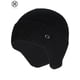 thumbnail image 2 of Luxtrada - Gorro de punto con visera para hombre, cálido, de invierno, con forro polar y orejeras (negro), 2 of 8