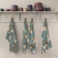 thumbnail image 5 of Sparrows Among Flowers Kitchen Towels Set of 4 Tea Towels for Kitchen Decorative Waffle Dishcloths 28x18in, 5 of 7