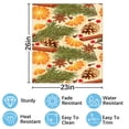 thumbnail image 2 of Orange and Spice Pinecones Christmas Dishwasher Magnet Cover Decorative Sticker for Home Cabinet Kitchen 23" x26", 2 of 5