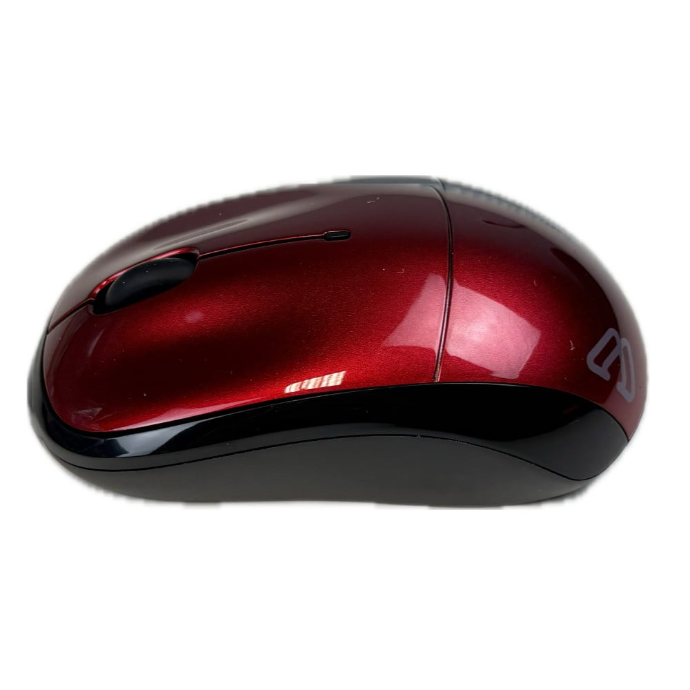 BlueDiamond Track Mobile-Travel Wireless Mouse, 1200 DPI Optical sensor, Ambidextrous - Red