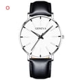 thumbnail image 1 of Reloj de cuarzo para mujer, relojes para parejas, relojes finos de moda para hombre y mujer, reloj de pulsera de cuarzo de malla de acero inoxidable para negocios., 1 of 2