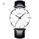 thumbnail image 1 of Reloj de cuarzo para mujer, relojes para parejas, relojes finos de moda para hombre y mujer, reloj de pulsera de cuarzo de malla de acero inoxidable para negocios., 1 of 2