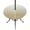 Beige, variant on Round Outdoor Tablecloth with Umbrella Hole and Zipper, Beige Brown Ombre Fitted Table Cover with Elastic Edge for 45-54 Inch, Modern Abstract Art Gradient Aesthetics Waterproof Patio Tablecoths