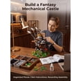 thumbnail image 4 of Magic Mobile Castle Building Blocks Set Moving Moster Toy Japanese Anime Fans House Enthusiasts Fan Birthday Gifts, 4 of 7