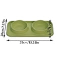 thumbnail image 2 of Table à Manger pour Animaux-Vert Matcha, 2 of 2