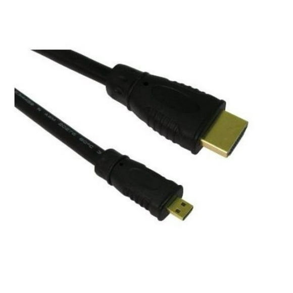 Synergie Numérique HDMI Câble Compatible avec Canon PowerShot SX720 HS Appareil Photo Numérique HDMI Câble 5 Pieds Haute Définition Micro HDMI (Type D) à HDMI (Type A) Câble