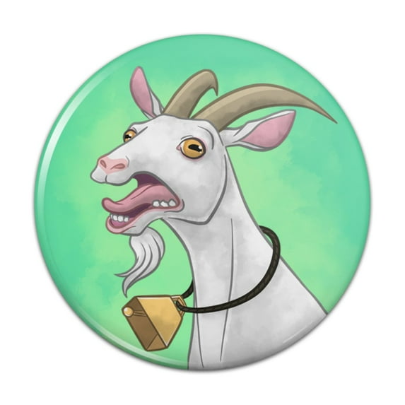 Screaming Goat Pinback Button Pin