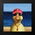 thumbnail image 2 of Heffernan, Lucia 15x15 Black Modern Framed Museum Art Print Titled - Lifeguard, 2 of 5