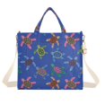 thumbnail image 7 of FORMRS Womens Corduroy Tote Bag Crossbody Shoulder Purse Handbag with Detachable Strap, Colorful Cartoon Turtle Pattern, 7 of 7