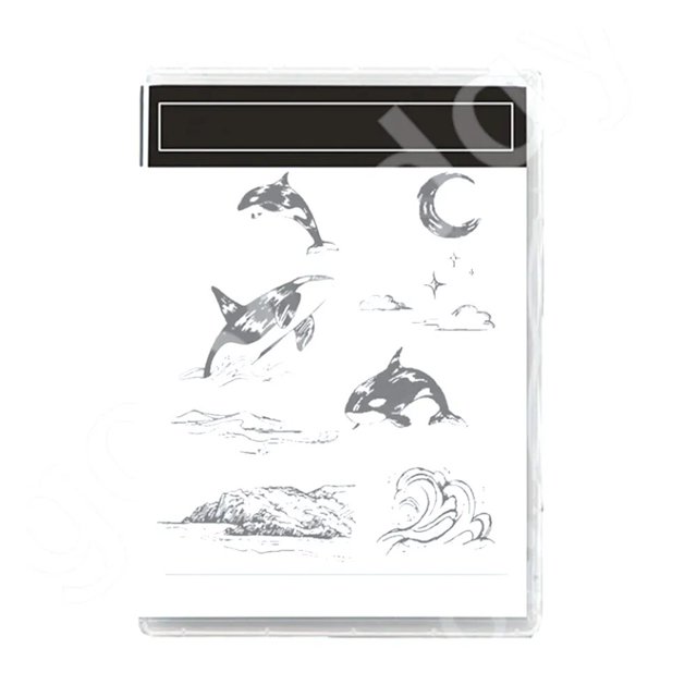 Juego de sellos transparentes y troqueles de corte de Metal para álbum de recortes, placas de estampado Diy, troqueles artesanales de Navidad, nuevo catálogo 2024