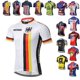 thumbnail image 2 of Maillot de ciclismo del equipo alemán para hombre, ropa de ciclismo de verano, transpirable, de secado rápido, para bicicleta de montaña, 2 of 5