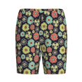 thumbnail image 4 of Wukai Daisies Flowers Men’s Short Pajama Pants With Pockets Soft Sleep Pj Shorts for Men-Medium, 4 of 6