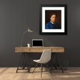 thumbnail image 4 of Carl Christian Vogel von Vogelstein 20x23 Black Modern Framed Museum Art Print Titled - Portrait of the Klara Schrader (1865), 4 of 5