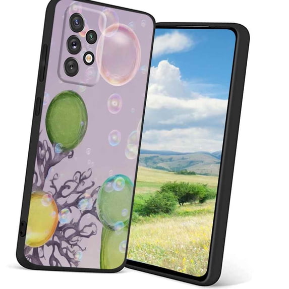 Bubbles-28 Phone Case, Degined for Samsung Galaxy A32 5G Case Men Women, Flexible Silicone Shockproof Case for Samsung Galaxy A32 5G