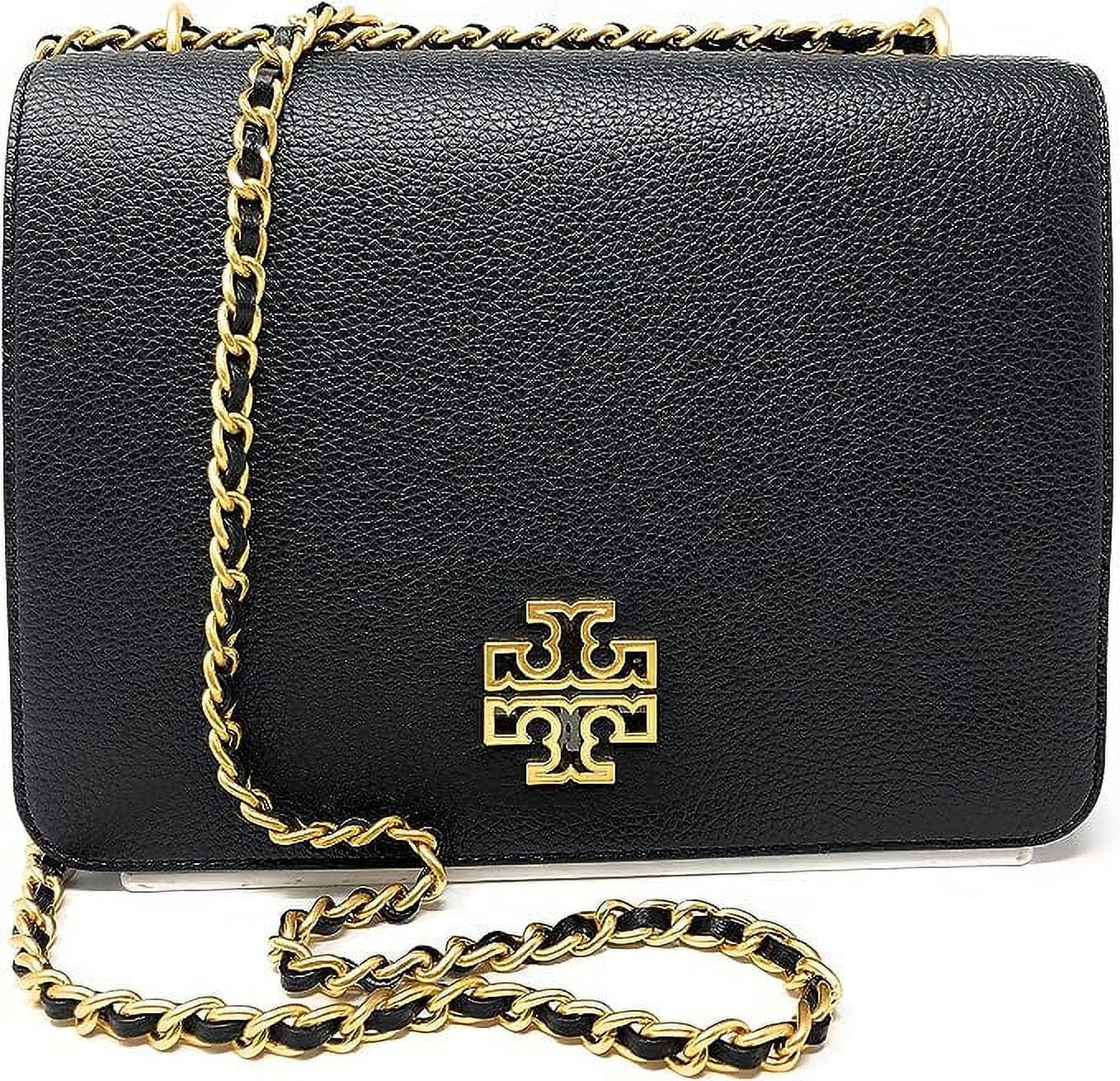 TORY BURCH #42665 Black Leather Shoulder Bag – ALL YOUR BLISS