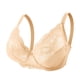 thumbnail image 3 of Bralettes de encaje con posición de corazón alto, sujetador push-up, ropa interior cómoda y transpirable para mujer, 3 of 6