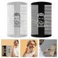 thumbnail image 2 of Stainless Steel Beard Grooming Comb Portable Unisex Design For Travel Styling Kit, 2 of 15