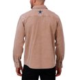thumbnail image 5 of Men's Darius Rucker Collection by Fanatics Brown Dallas Cowboys Garment Dyed Long Sleeve Full Snap Shirt, 5 of 5