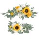 thumbnail image 4 of Guirnalda de Rosa Artificial Ramo Decorativo de Flores de Seda Enredadera Hecha a Mano Adecuada para Ceremonias Fiestas Casa, 4 of 9
