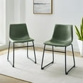 thumbnail image 4 of Home Square 7-Piece Set with Dining Table & 6 Dining Chairs in Green, 4 of 12