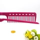 thumbnail image 3 of EeaseMX Cepillo de pelo plegable en forma de V, peine alisador de pelo, herramienta de peinado para peluquería y barbería (rojo), 3 of 7