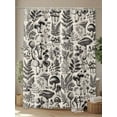 thumbnail image 4 of Fsddascl Botanical Shower Curtain Set - Standard 72" x 72" Washable Bathtub Curtain with 12 Hooks, Vintage Mushroom Plant Herb Ferns Flower Waterproof Fabric Stall Shower Curtains for Bathroom, 4 of 6