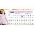 thumbnail image 2 of Arshiner Toddler Girl Clothes Ruffle Long Sleeve Shirt and Leopard Print Leggings Fall Winter Outfit Set, 2 of 6