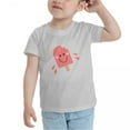 thumbnail image 3 of Cartoon Popsicle Cute Toddler T-Shirts for Boys Girls (Gray, 2T), 3 of 5