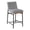 Light Gray, variant on Lilola Home Lahni Boucle Fabric Counter Height Bar Stool with PU Leather Detailing, Gray