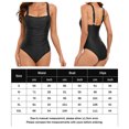thumbnail image 2 of Bikini De Una Pieza Traje de baño de una pieza de verano sin espalda para mujer Traje de baño Ropa de playa (Negro M) Ygjytge para Mujer Negro T M, 2 of 8