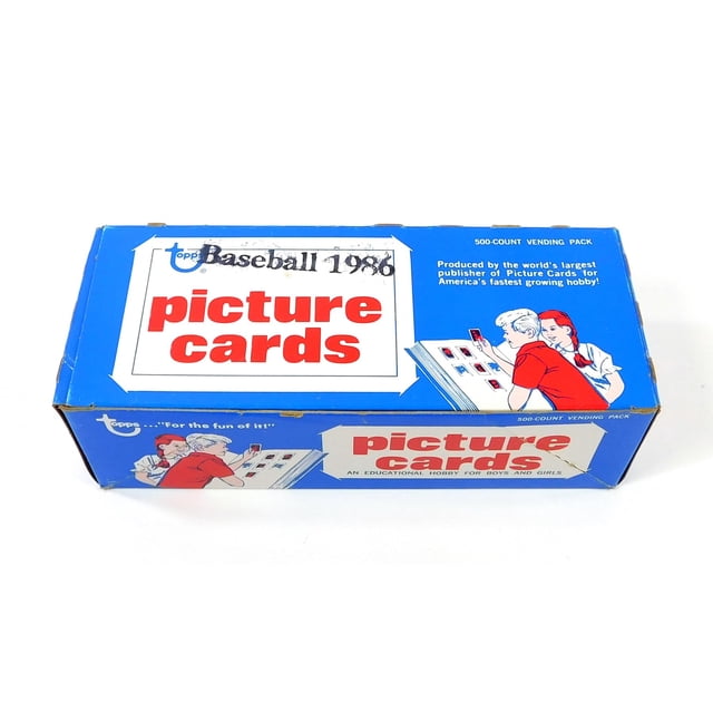 Caja Cerrada de 500 Cartas de Béisbol Topps 1986