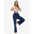 thumbnail image 5 of Womens High Waisted Wide Leg Yoga Pants with Pockets Elastic Casual Sportswear Pants, 5 of 5