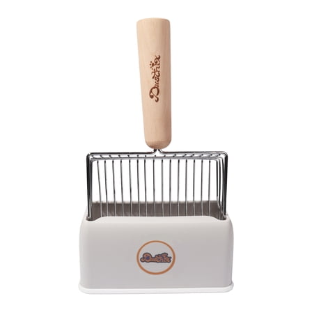 Cat Litter Scoop Metal Litter Scooper with Holder Cat Litter Scooper Kitty Litter Scoop Cat Poop Scooper Poop Scooper for Cat Litter Litter Box Scooper Metal