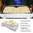 thumbnail image 3 of Yiaed Sunflowers Bee Print Car Windshield Sunshade Front Auto Car Front Window Sun Shade Foldable Sun Visor Shield Cover Auto Accessories for Sedan SUV Truck-Small, 3 of 5