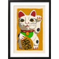 thumbnail image 2 of Art.com Maneki Neko - Woodblock Art Print by Lantern Press, Black Frame Wall Art, 17" x 23", 2 of 5