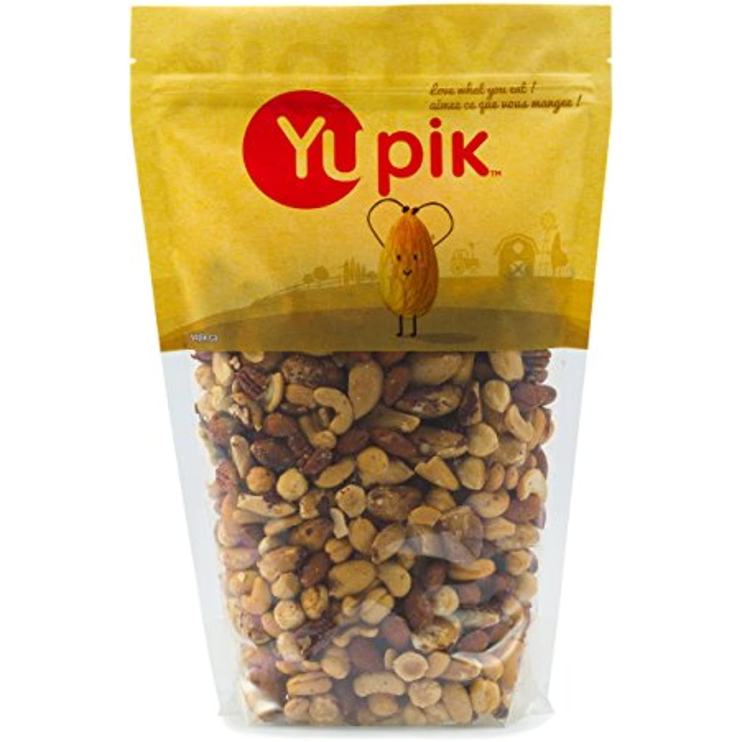 Yupik Deluxe Unsalted Mixed Nuts Without Peanuts, 2.2Lb