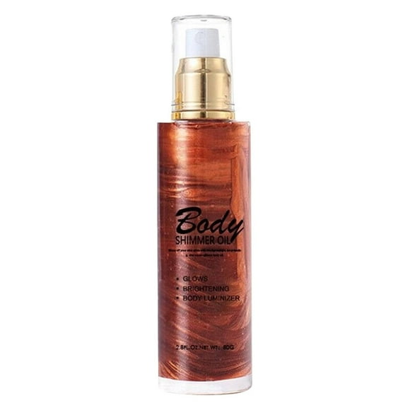 Body Shimmer Oil Body Oil Highlighting Liquid Illuminate Glow Oil Body Luminizer Natural Moisturizing Texture Smooth And Body Moisturizer For Dry Skin 40ml